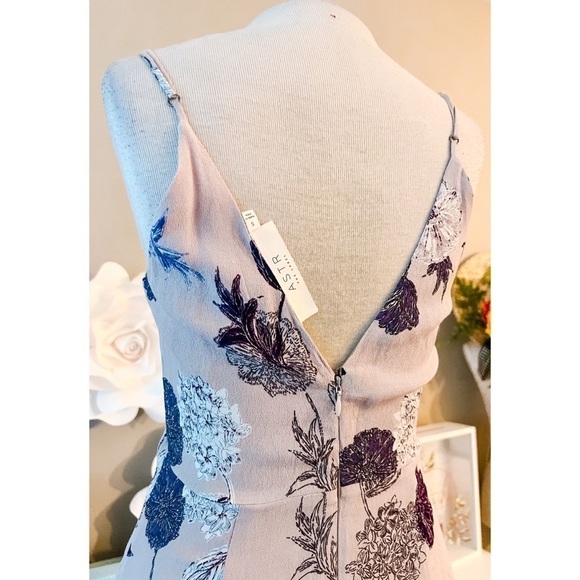 Nwot Revolve ASTR The Label Penelope Dress in Grey Multi Floral - Picture 8 of 10